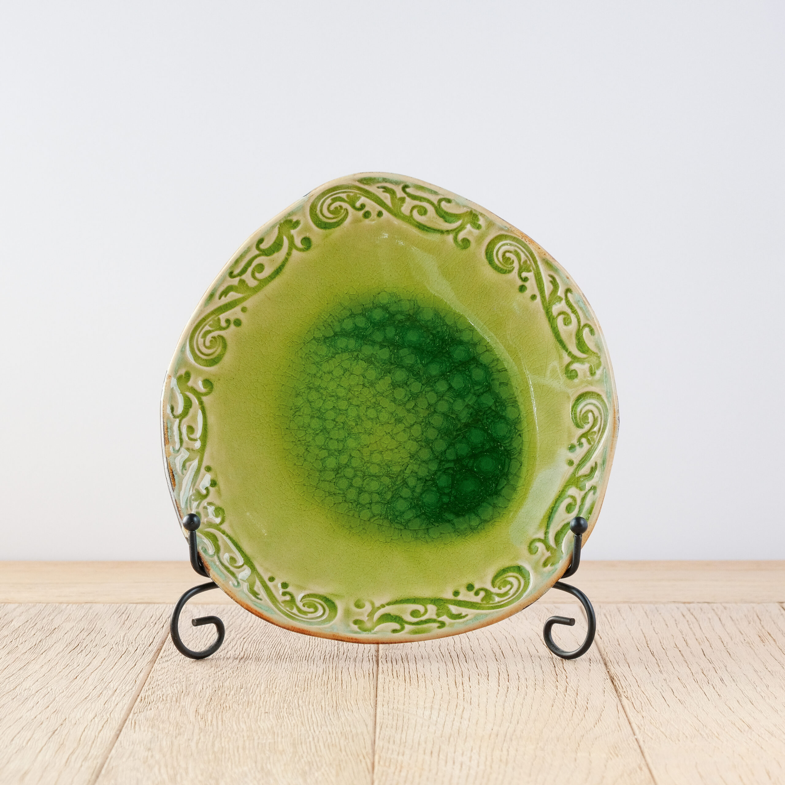 Talerz deserowy „Zielona Laguna”