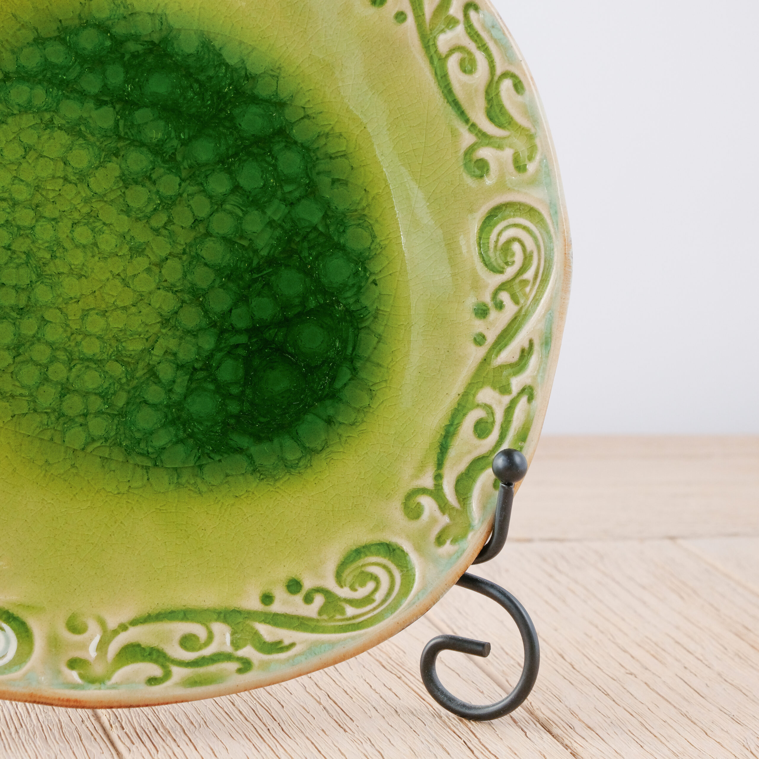 Talerz deserowy „Zielona Laguna” - obrazek 2