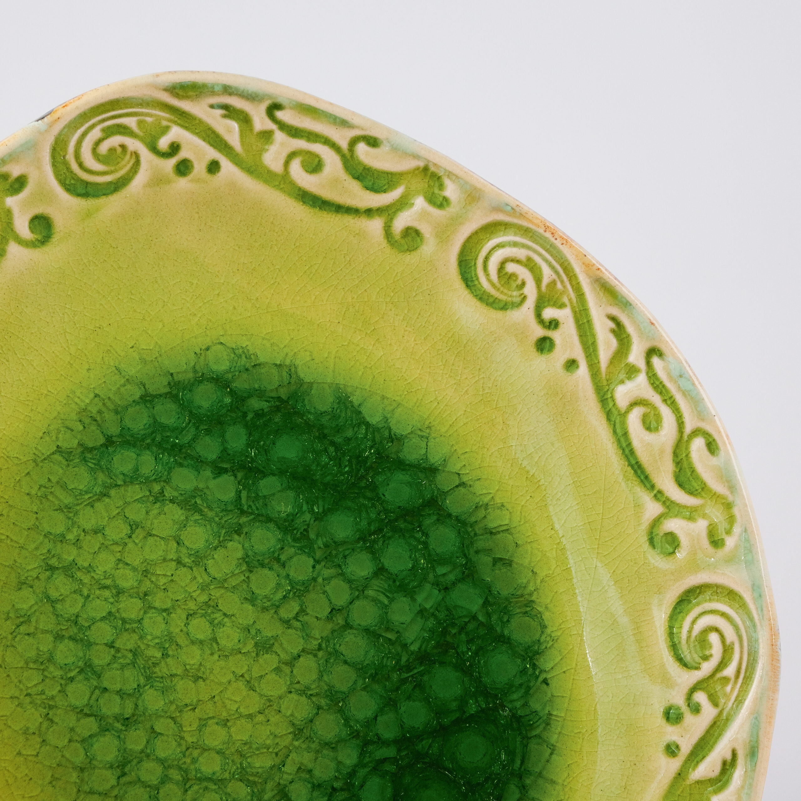 Talerz deserowy „Zielona Laguna” - obrazek 3