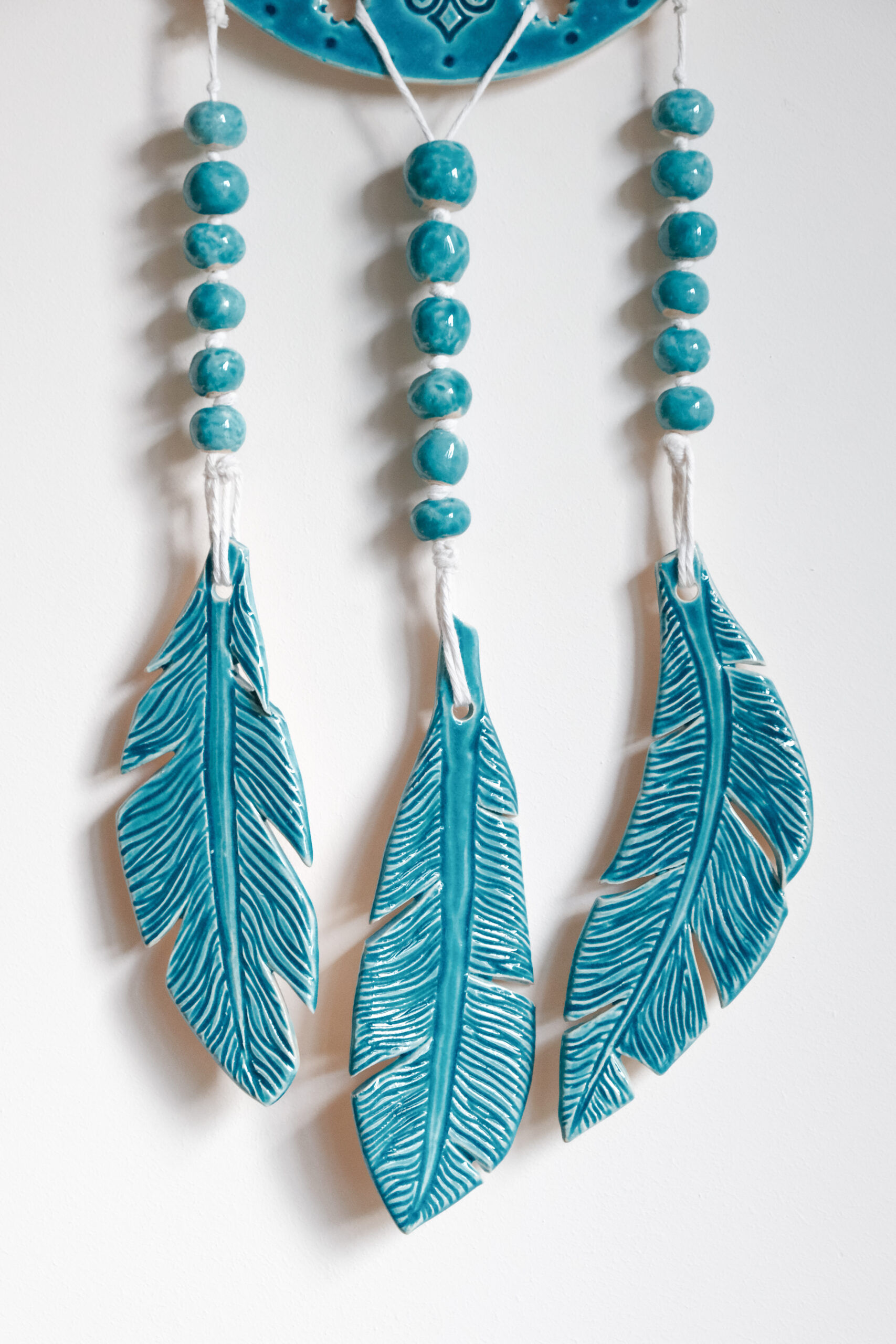 Łapacz snów "Szmaragdowy Wiatr" - obrazek 2